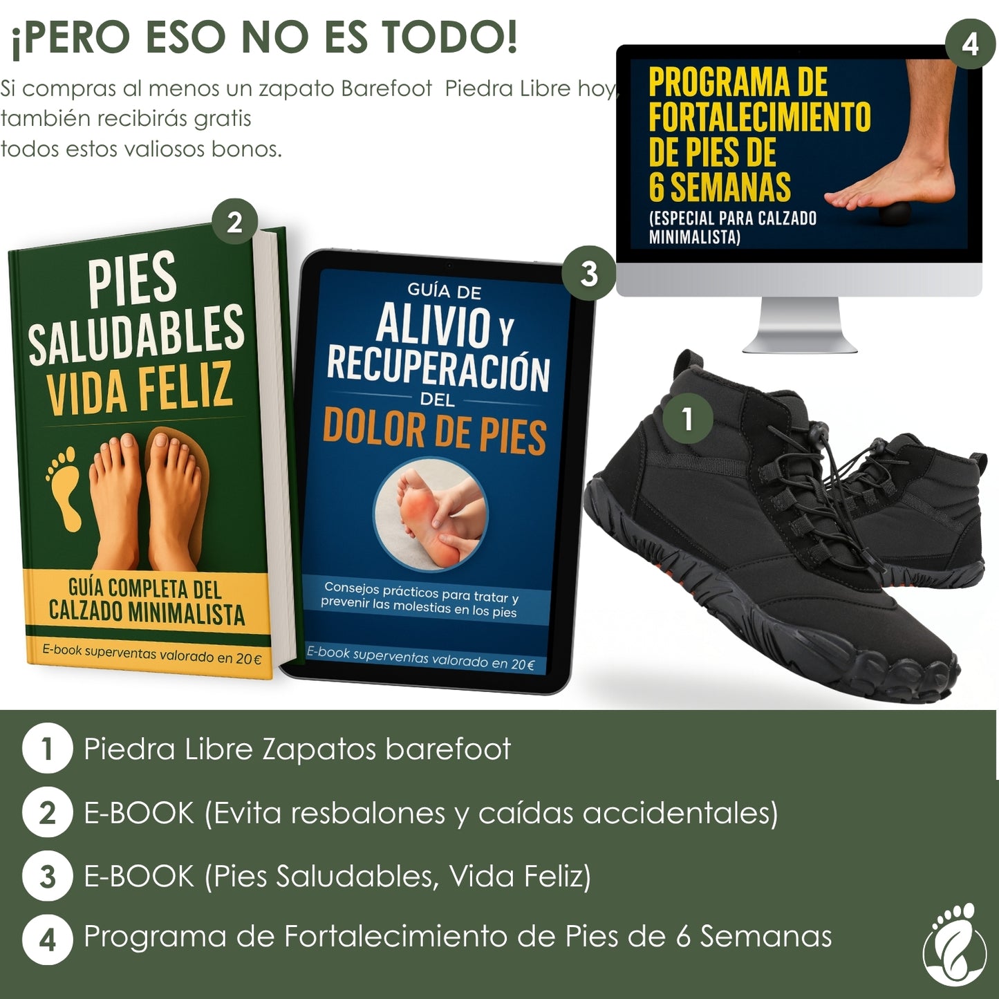 Piedra Libre – Zapatos Barefoot  – Resistentes – Minimalistas – Protectores