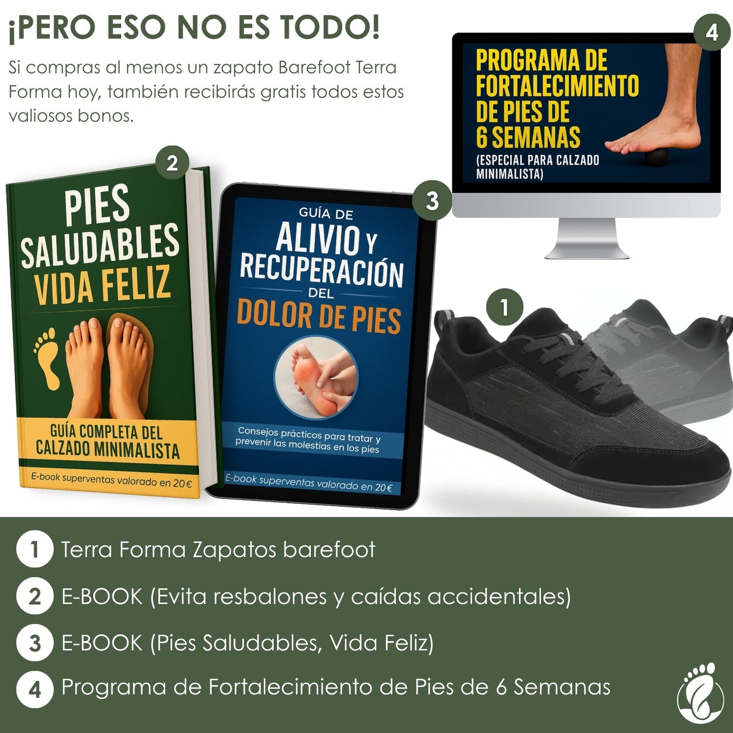 Terra Forma – Zapatos Barefoot (Unisex) – Flexibles – Transpirables – Estables