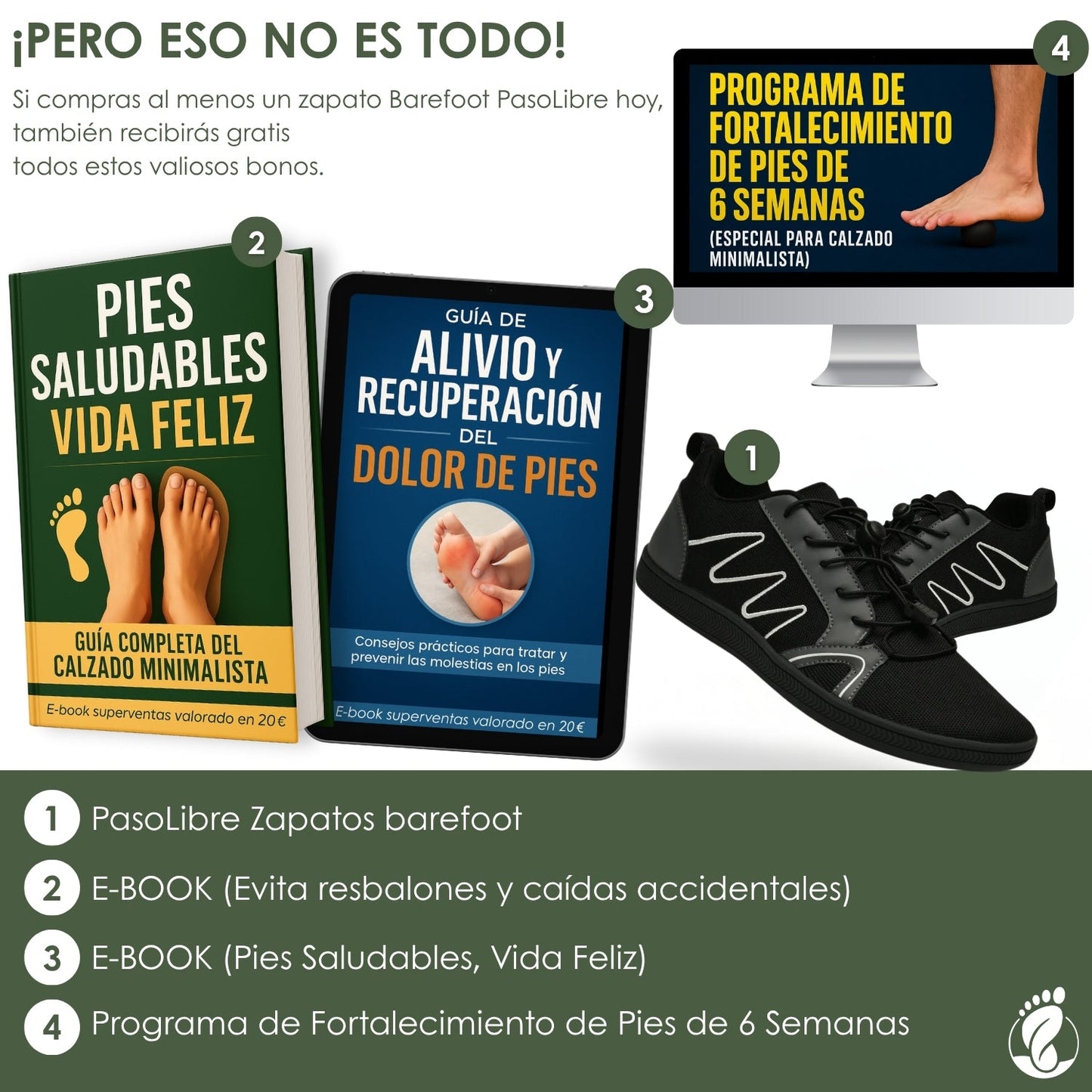 Calzado Minimalista para Hombre – Modelo PasoLibre – Ancho, Transpirable y Resistente