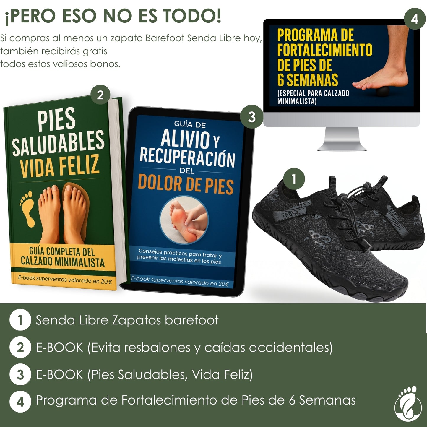Senda Libre – Zapatos Barefoot (Unisex) – Ligeros – Flexibles – Antideslizantes