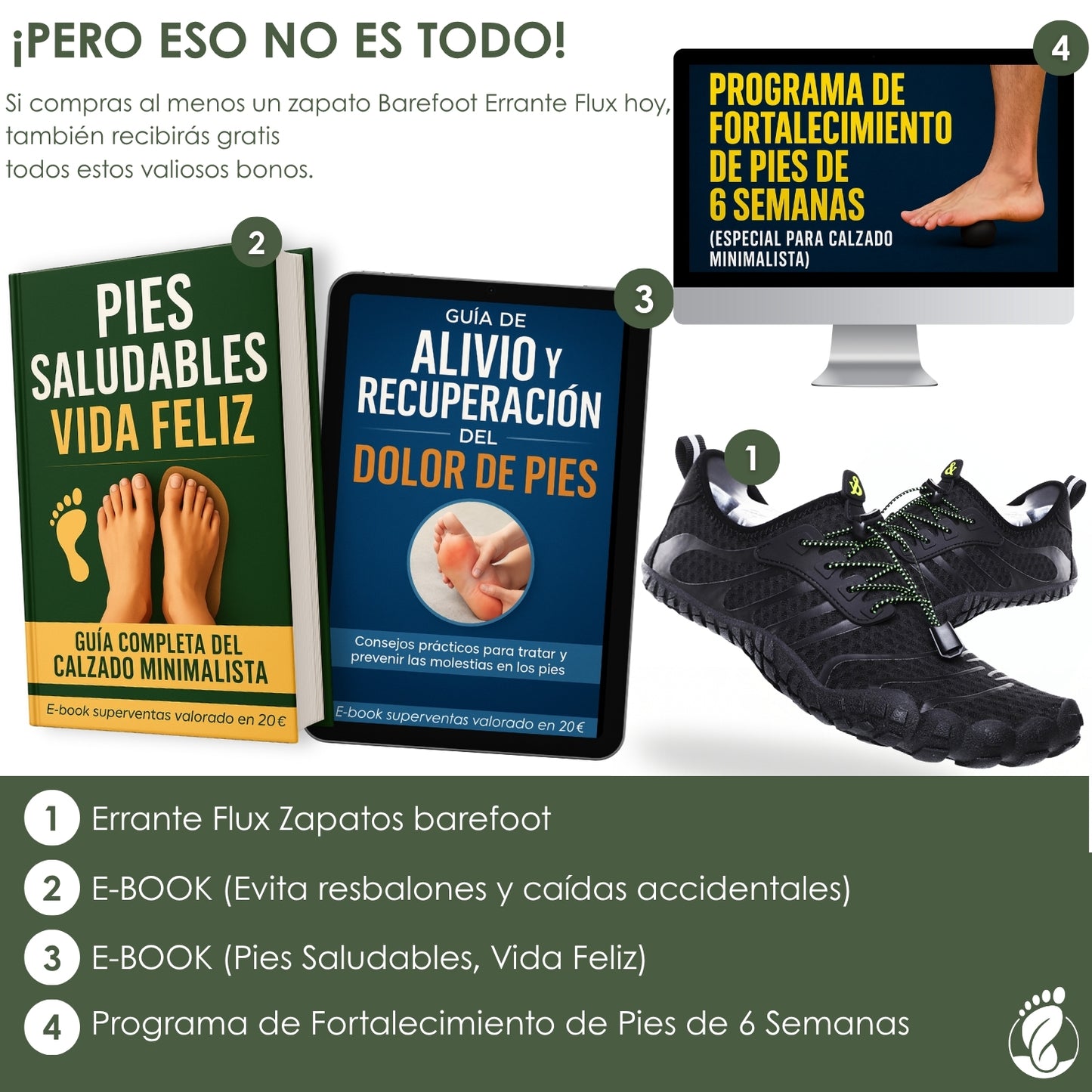 Errante Flux – Zapatos Barefoot (Unisex) – Ligeros – Transpirables – Flexibles