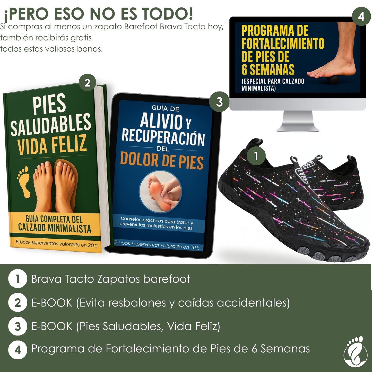 Brava Tacto – Zapatos Barefoot (Unisex) – Minimalistas – Elásticos – Cómodos