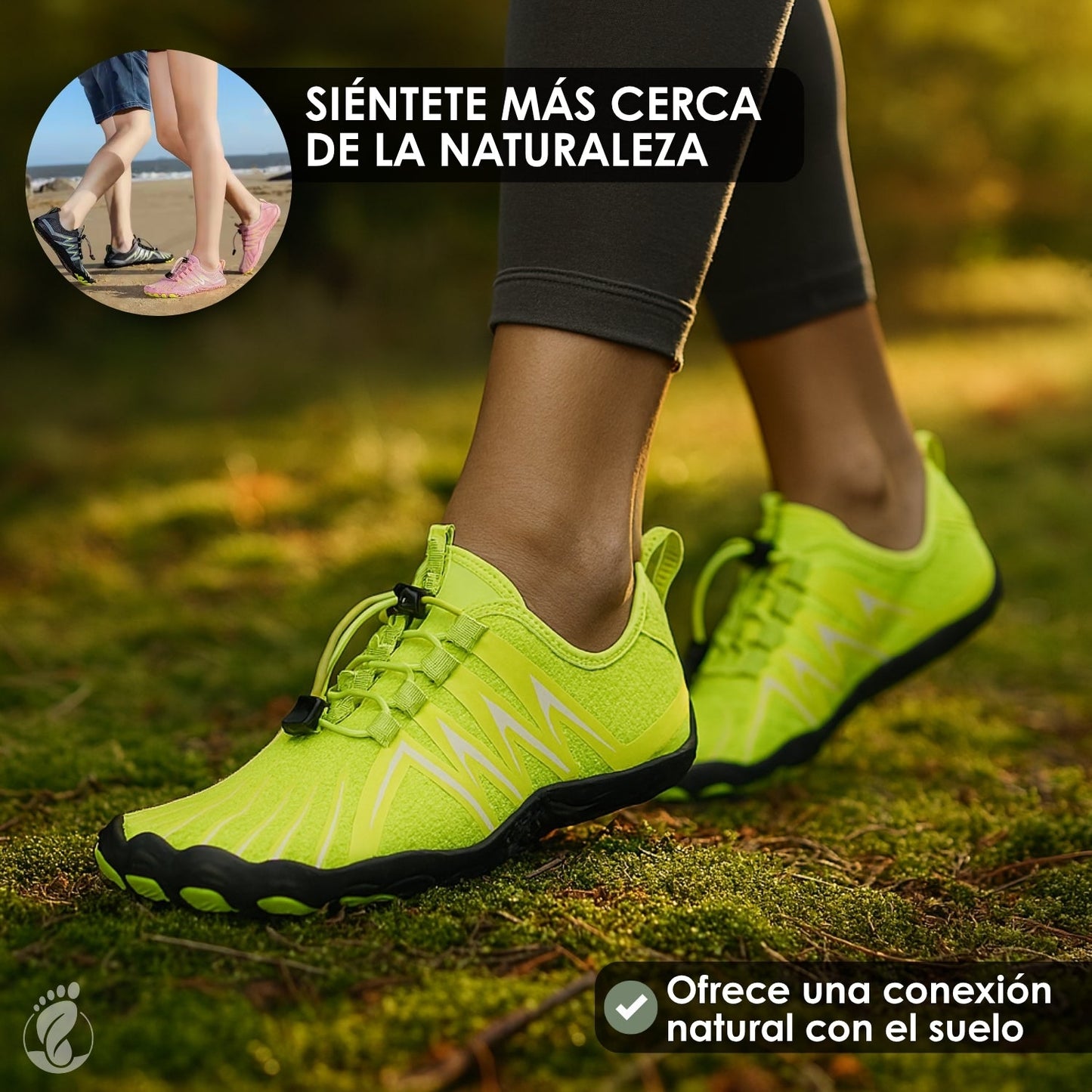 Errante Claro – Zapatos Barefoot (Unisex) – Flexibles – Ligeros – Naturales