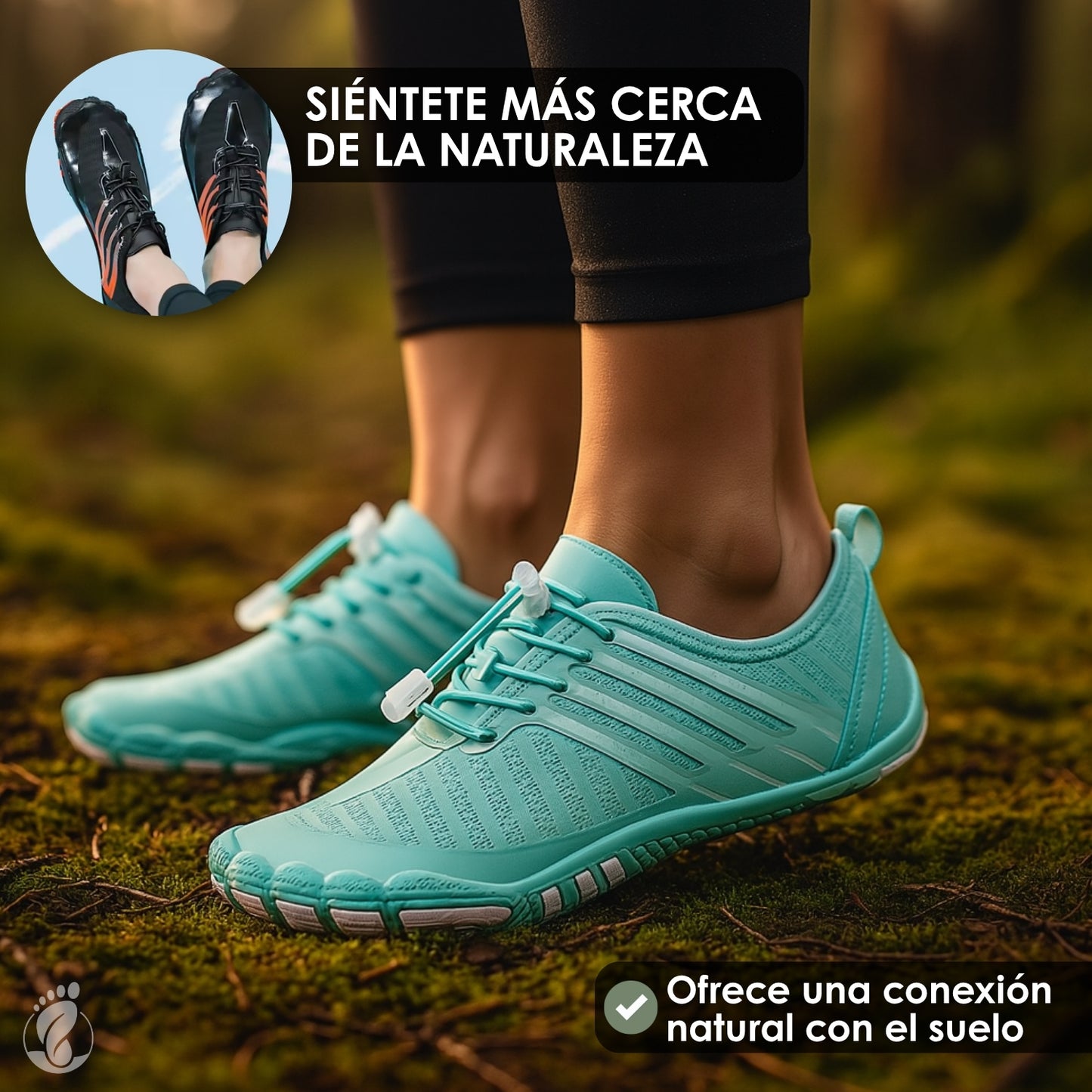 Andara Sereno – Zapatos Barefoot (Unisex) – Ligero – Flexible – Cómodo