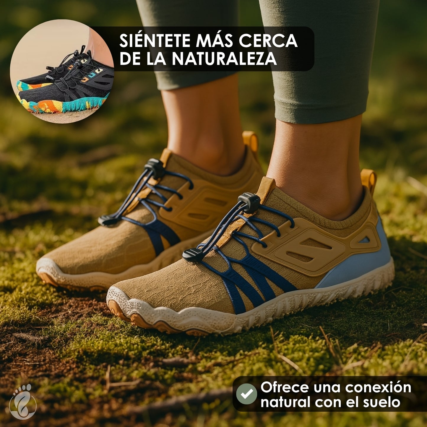 Raíz Libre – Zapatos Barefoot (Unisex) – Ligero – Flexible – Natural