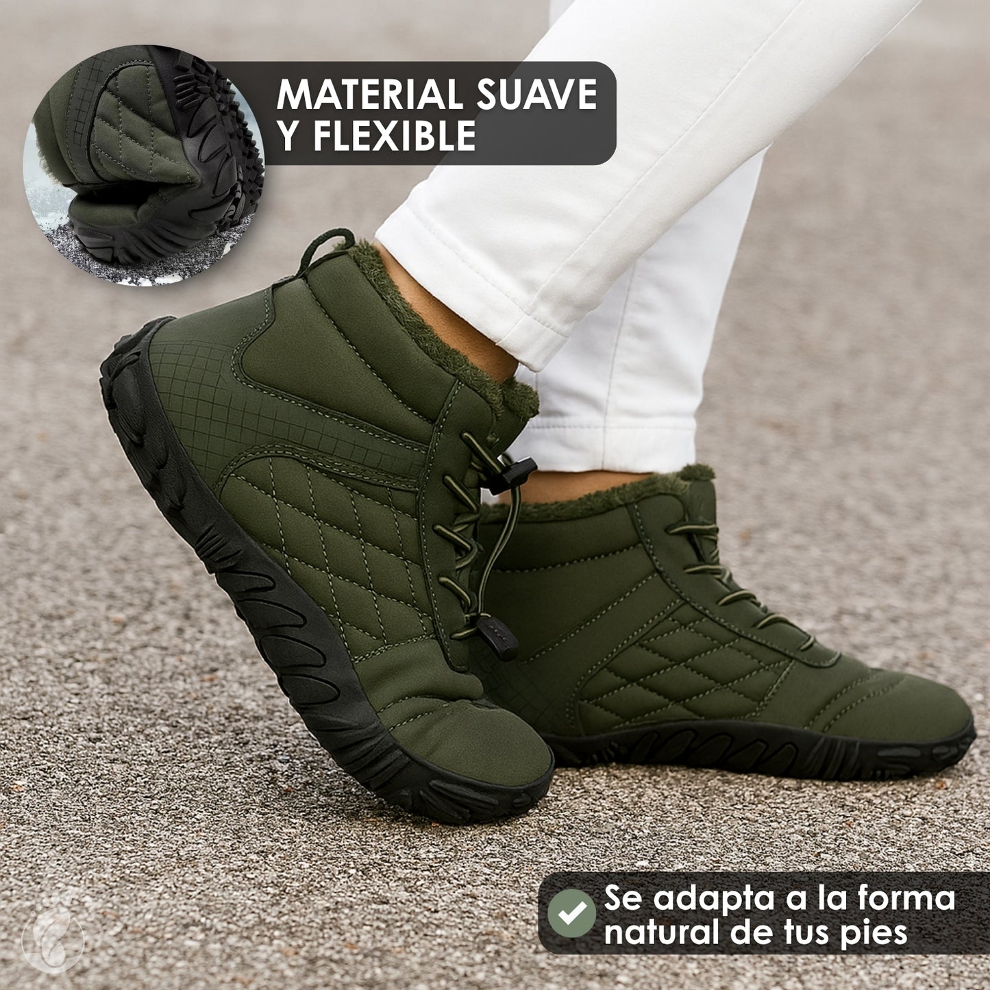 Brava Sereno – Zapatos Barefoot (Unisex) – Térmico – Flexible – Antideslizante