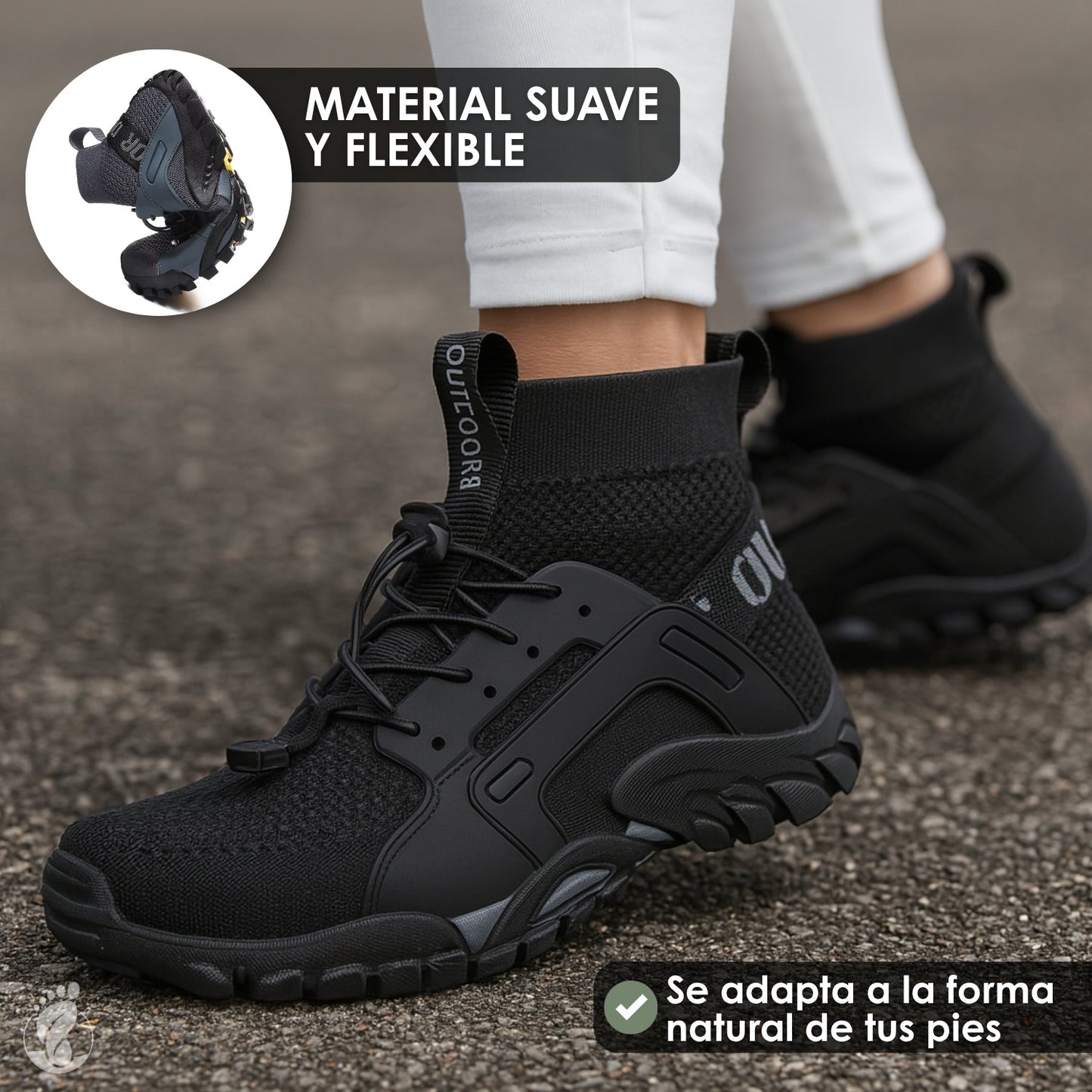 Paso Nativo – Zapatos Barefoot (Unisex) – Ligeros – Flexibles