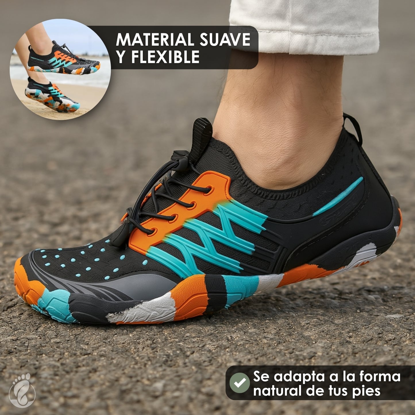 Erran Tacto – Zapatos Barefoot (Unisex) – Ligeros – Flexibles – Ergonómicos