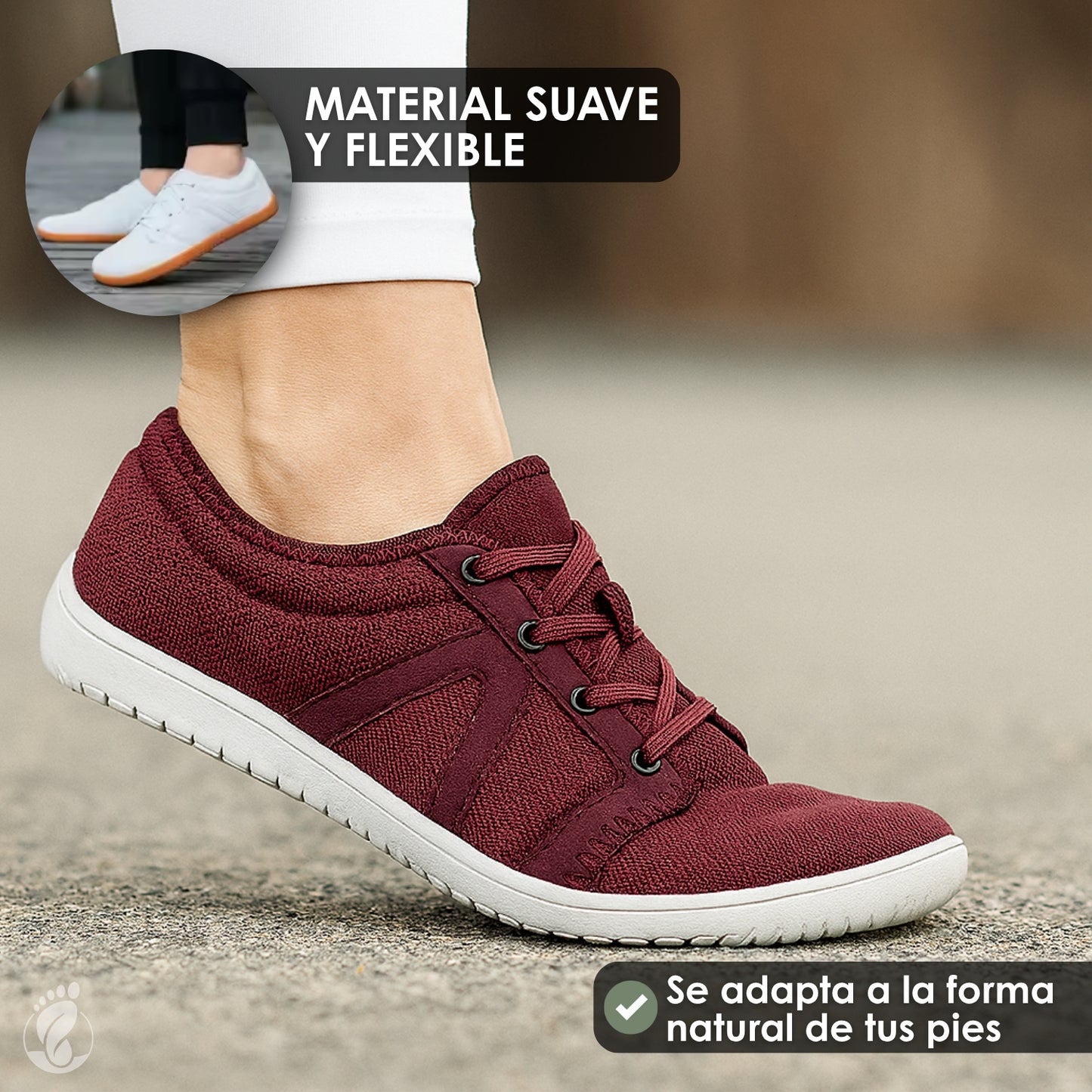 Erran Claro – Zapatos Barefoot (Unisex) – Amplios – Ligeros – Estables