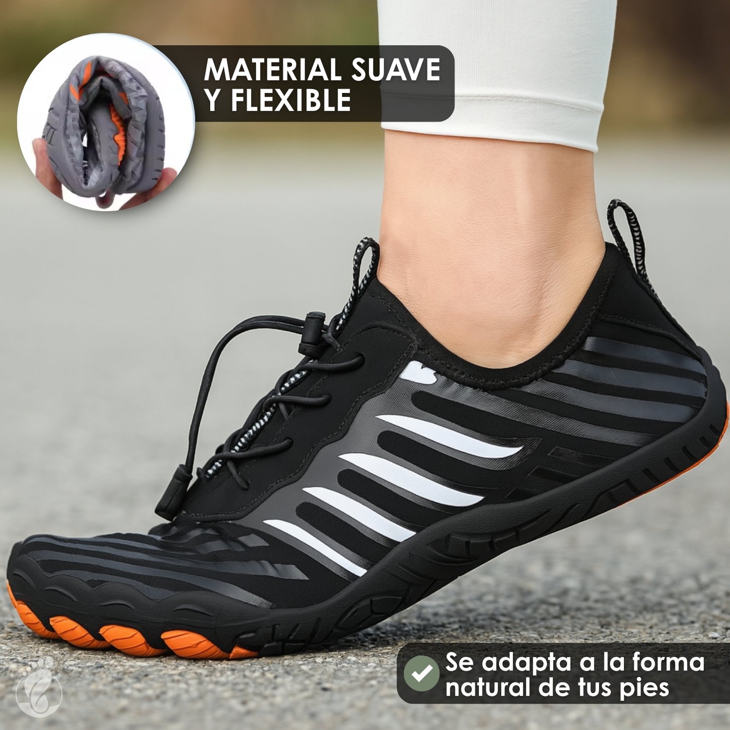 Paso Vivo – Zapatos Barefoot (Unisex) – Ligero – Flexible