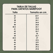 Eje Tacto – Calzado Barefoot (Unisex) – Minimalista – Cómodo – Resistente